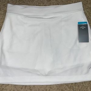 White Callaway Tennis Skirt M